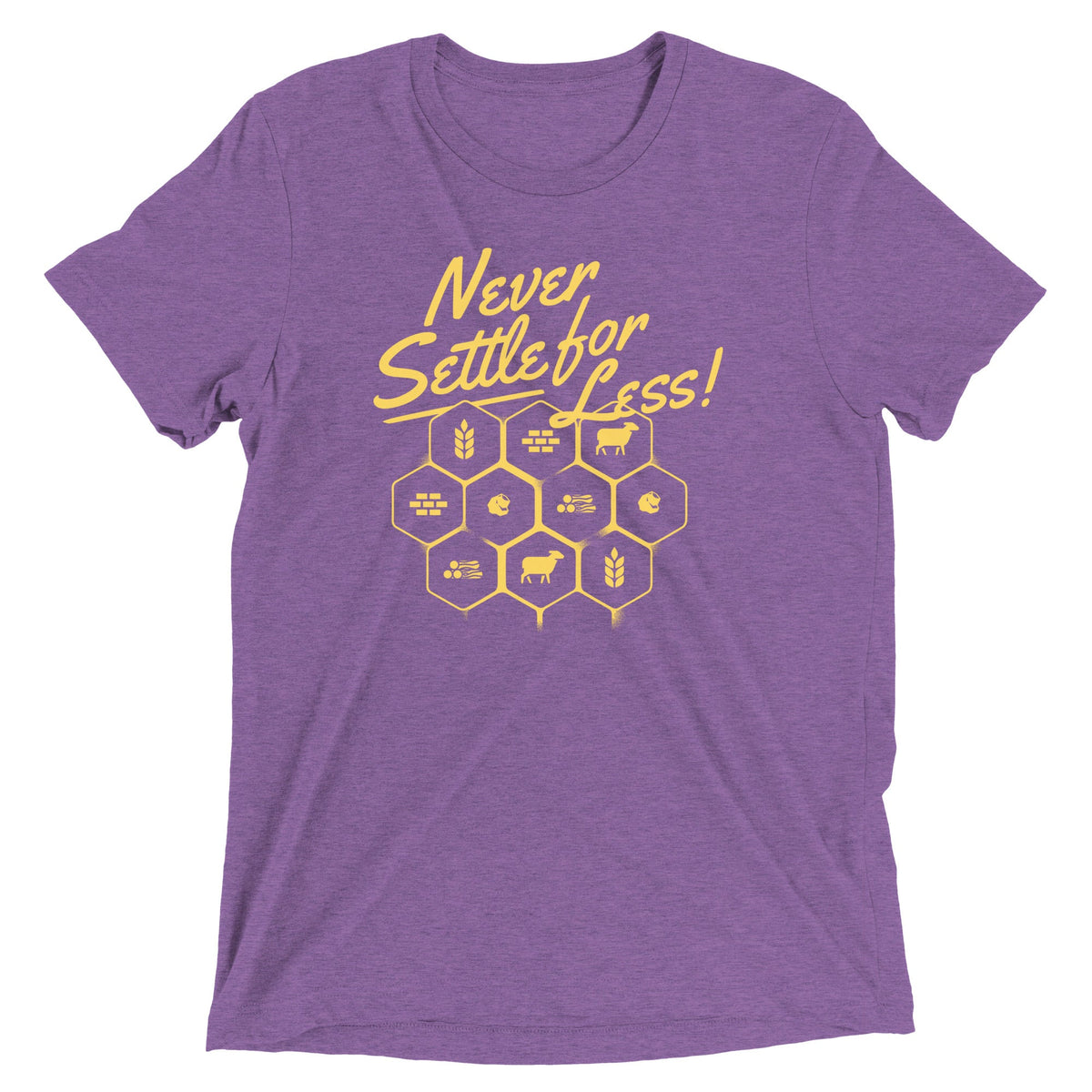 Never Settle For Less Men's Tri-Blend Tee product image 5