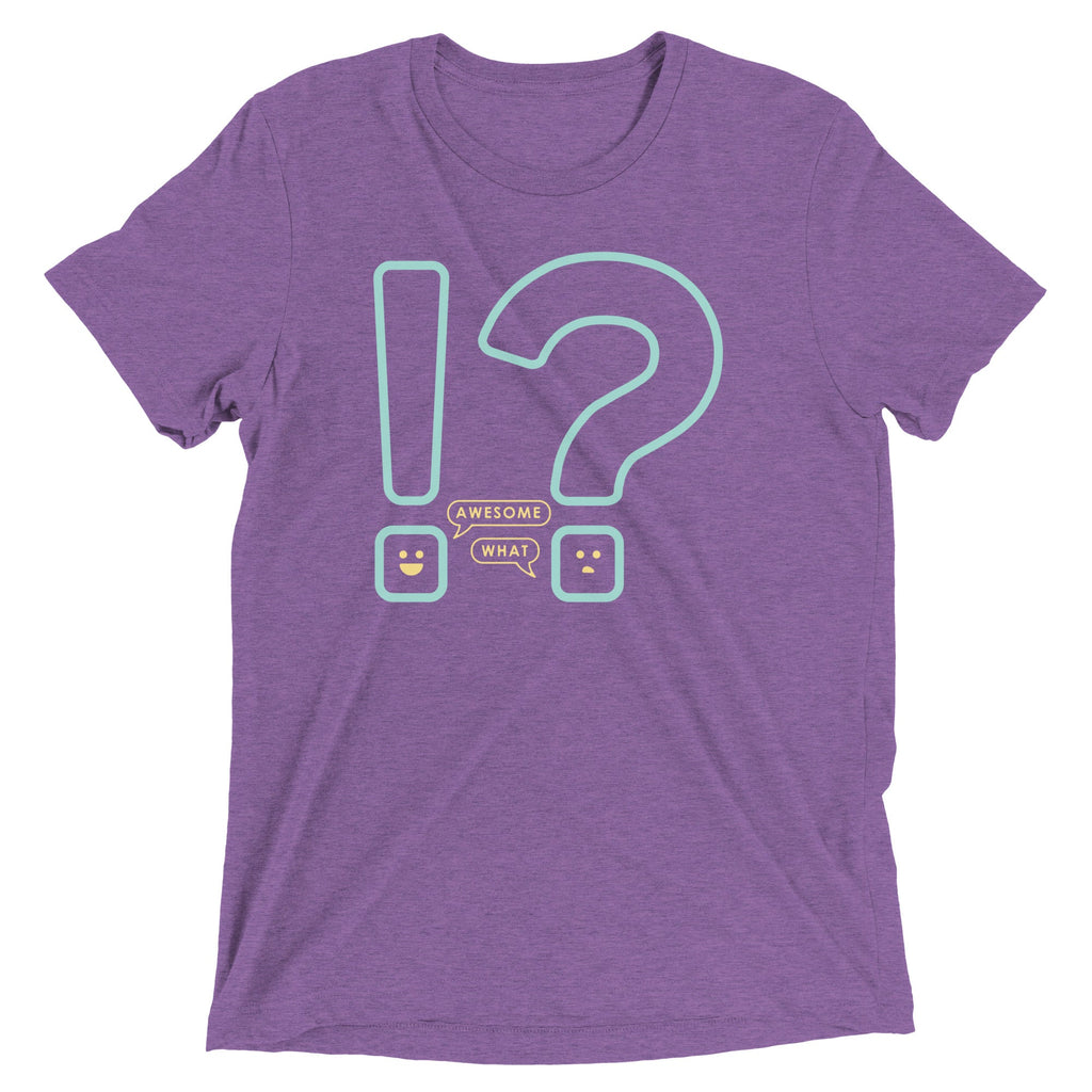 Awesome! What? Men's Tri-Blend Tee product image 4