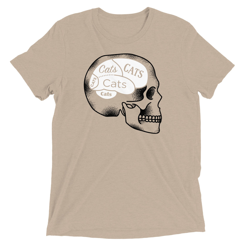 Cats On The Brain Men's Tri-Blend Tee product image 4