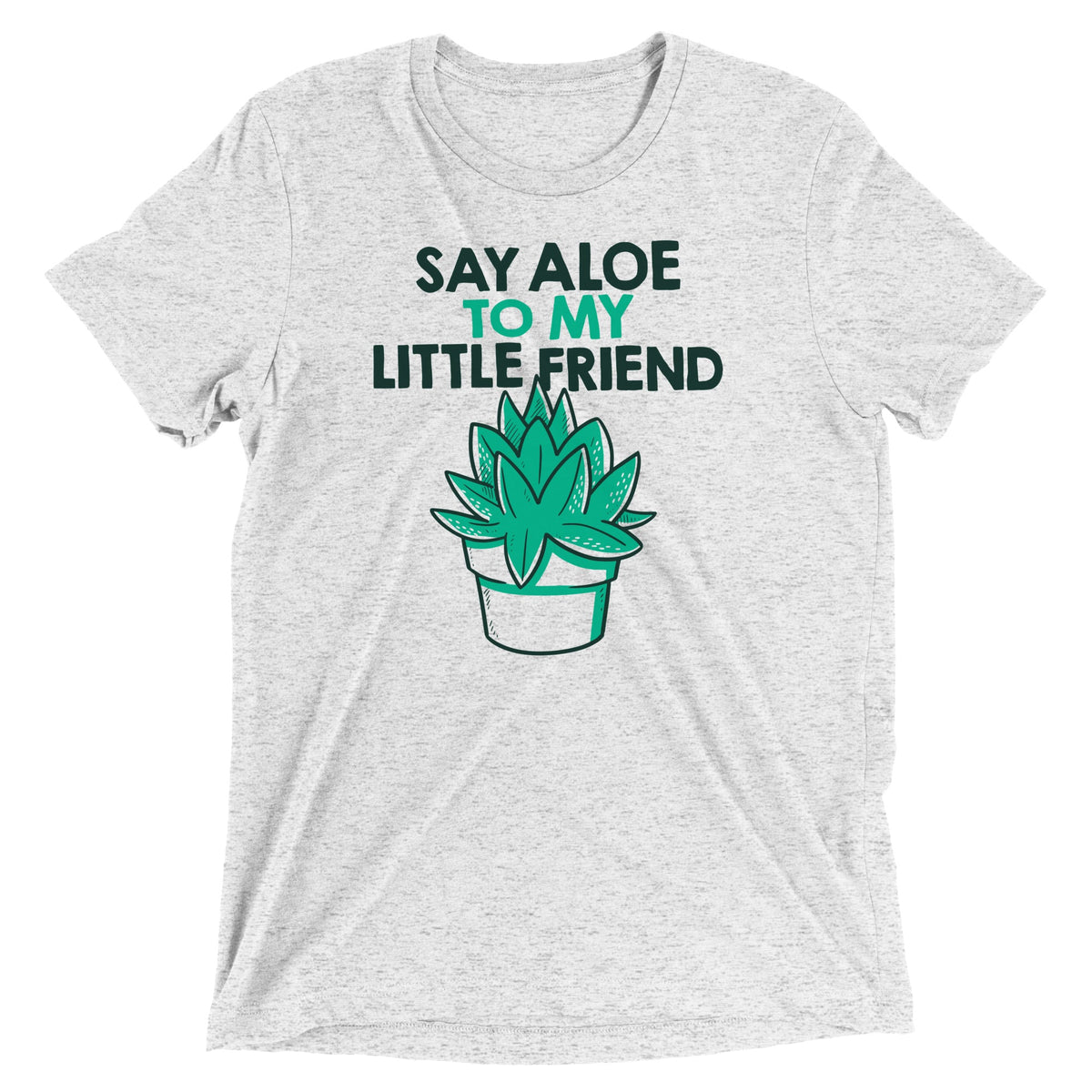 Say Aloe To My Little Friend Men's Tri-Blend Tee product image 2