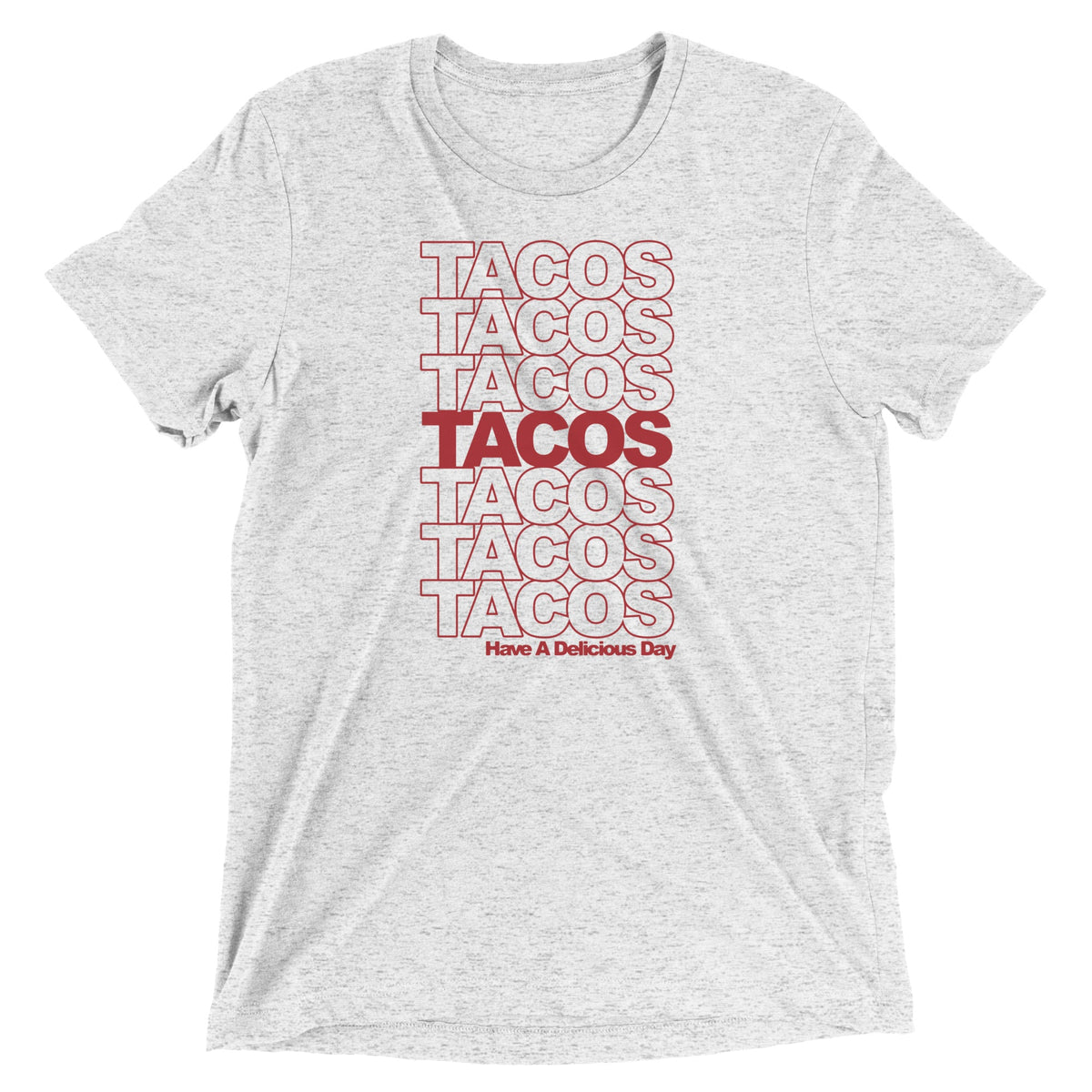 Tacos Men's Tri-Blend Tee product image 2