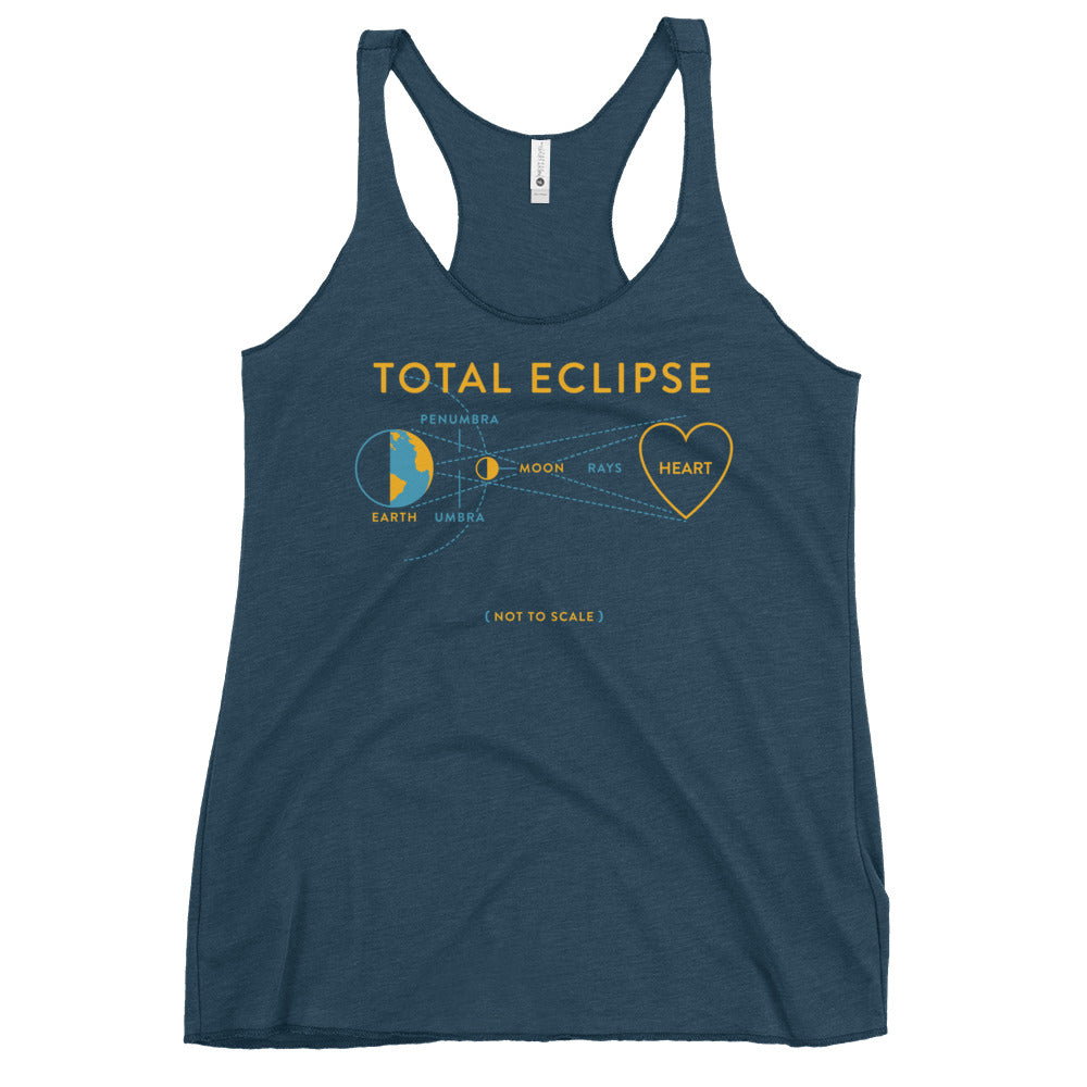 Total Eclipse Of The Heart Women's Racerback Tank