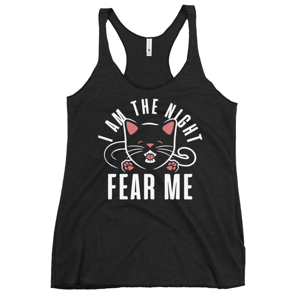 I Am The Night Fear Me Women's Racerback Tank