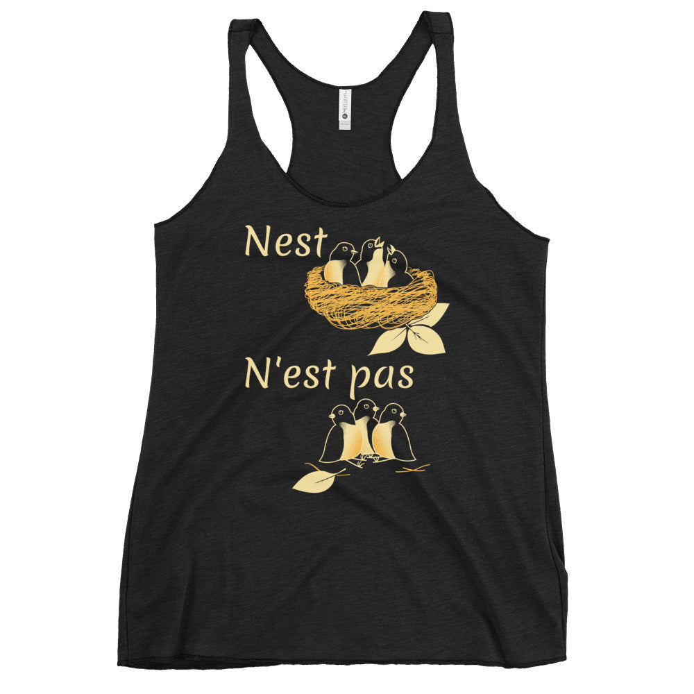 Nest N'est Pas Women's Racerback Tank