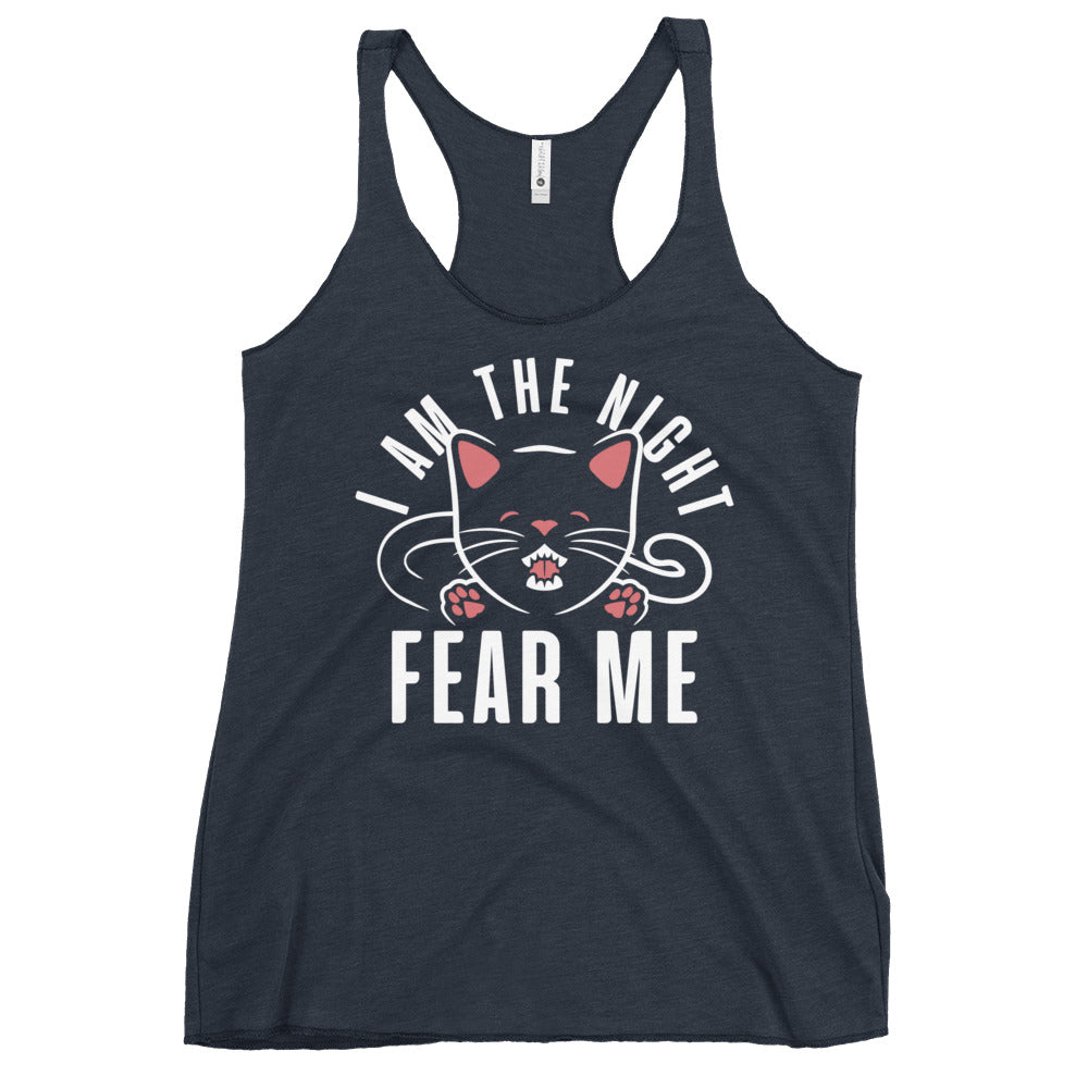 I Am The Night Fear Me Women's Racerback Tank