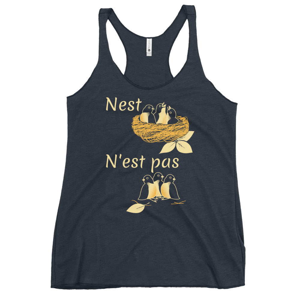 Nest N'est Pas Women's Racerback Tank