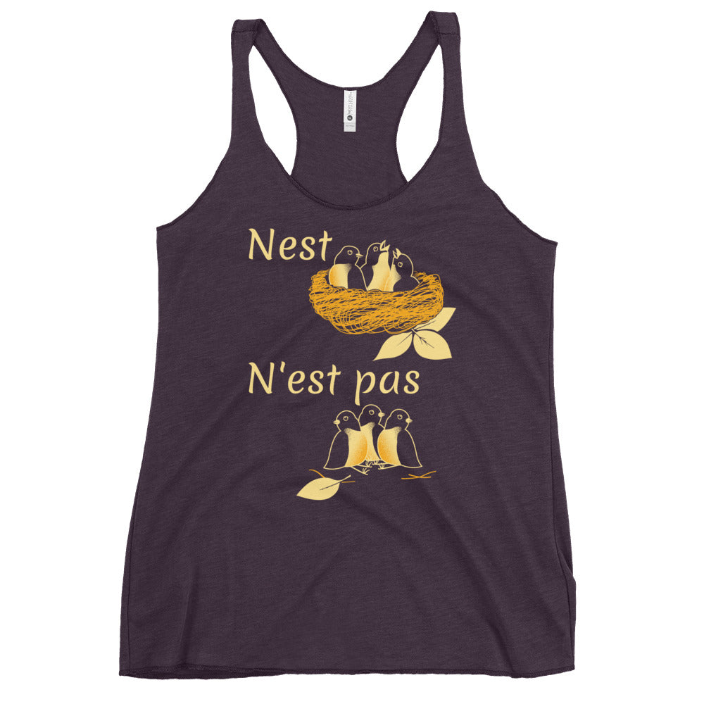 Nest N'est Pas Women's Racerback Tank