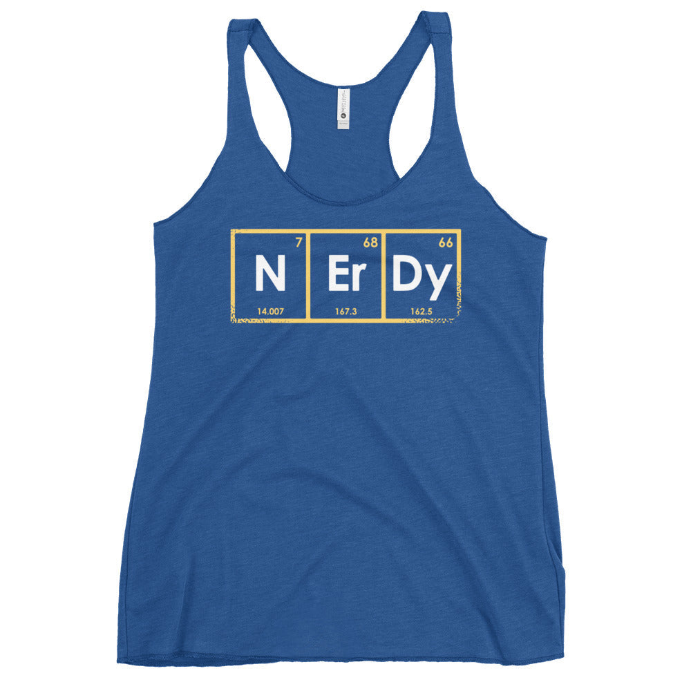 NErDy Elements Women's Racerback Tank