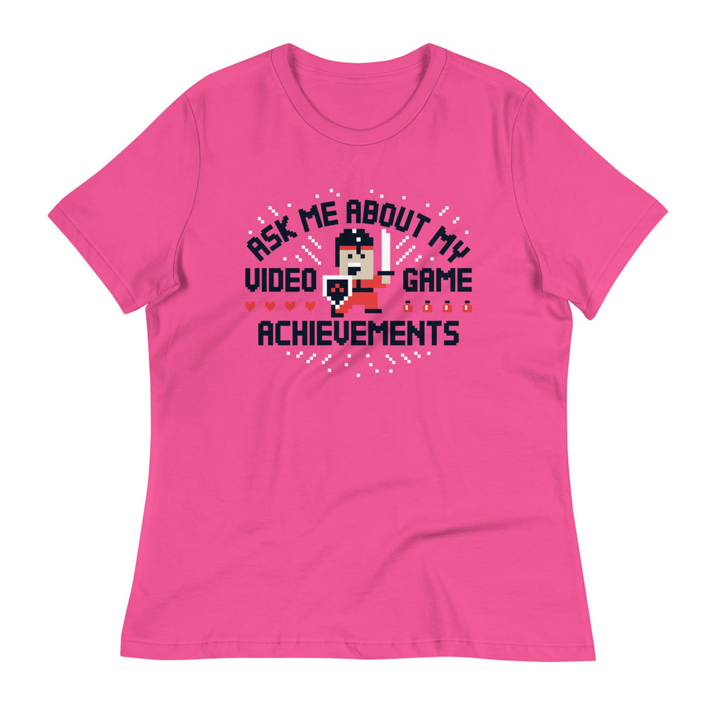 Ask Me About My Video Game Achievements Women's Signature product image 7