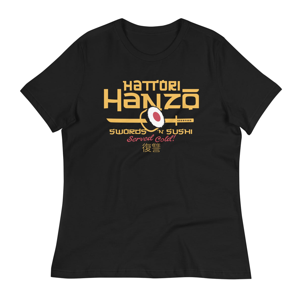 Hattori Hanzo Swords 'n' Sushi Women's Signature Tee product image 1