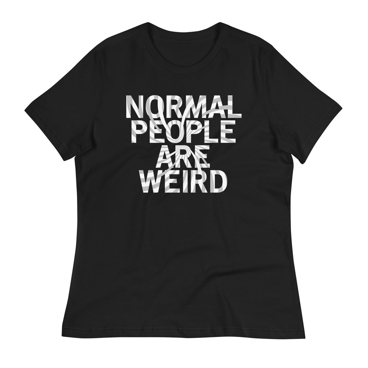 Normal People Are Weird Women's Signature Tee product image 1