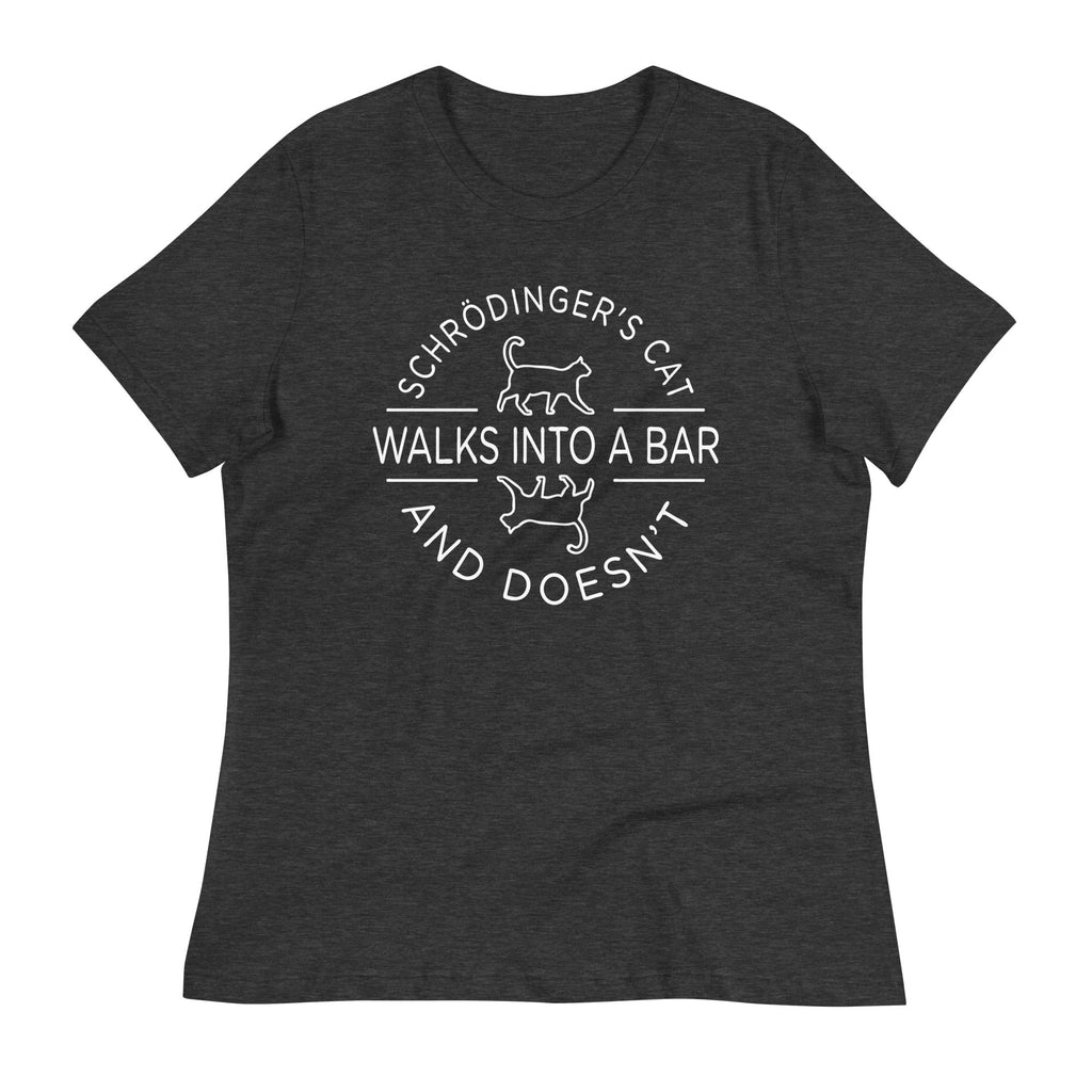 Schrodinger's Cat Walks Into A Bar Women's Signature Tee product image 3