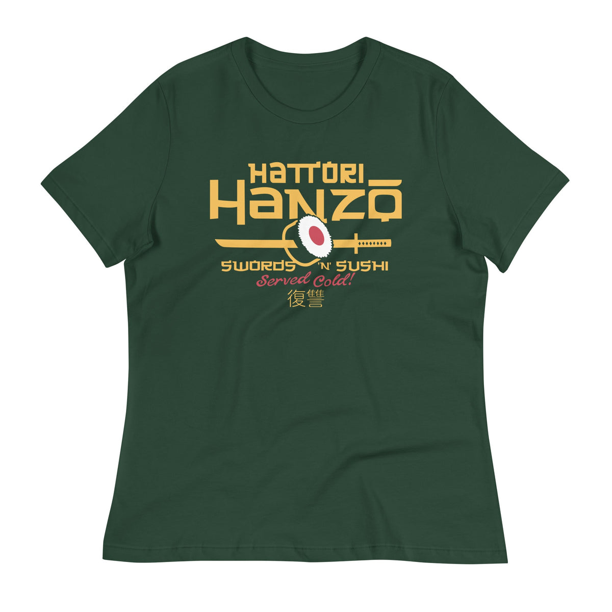 Hattori Hanzo Swords 'n' Sushi Women's Signature Tee product image 5