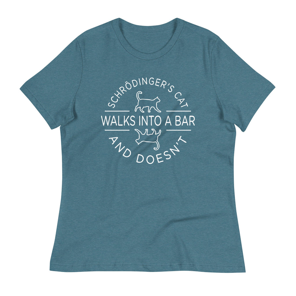 Schrodinger's Cat Walks Into A Bar Women's Signature Tee product image 1