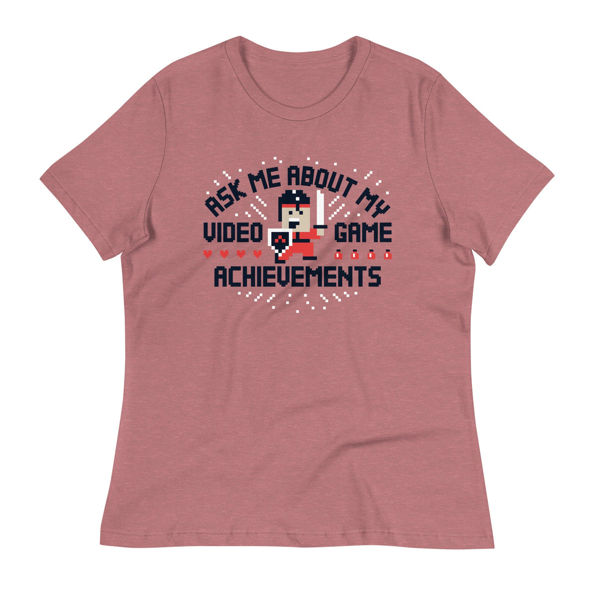 Ask Me About My Video Game Achievements Women's Signature product image 3