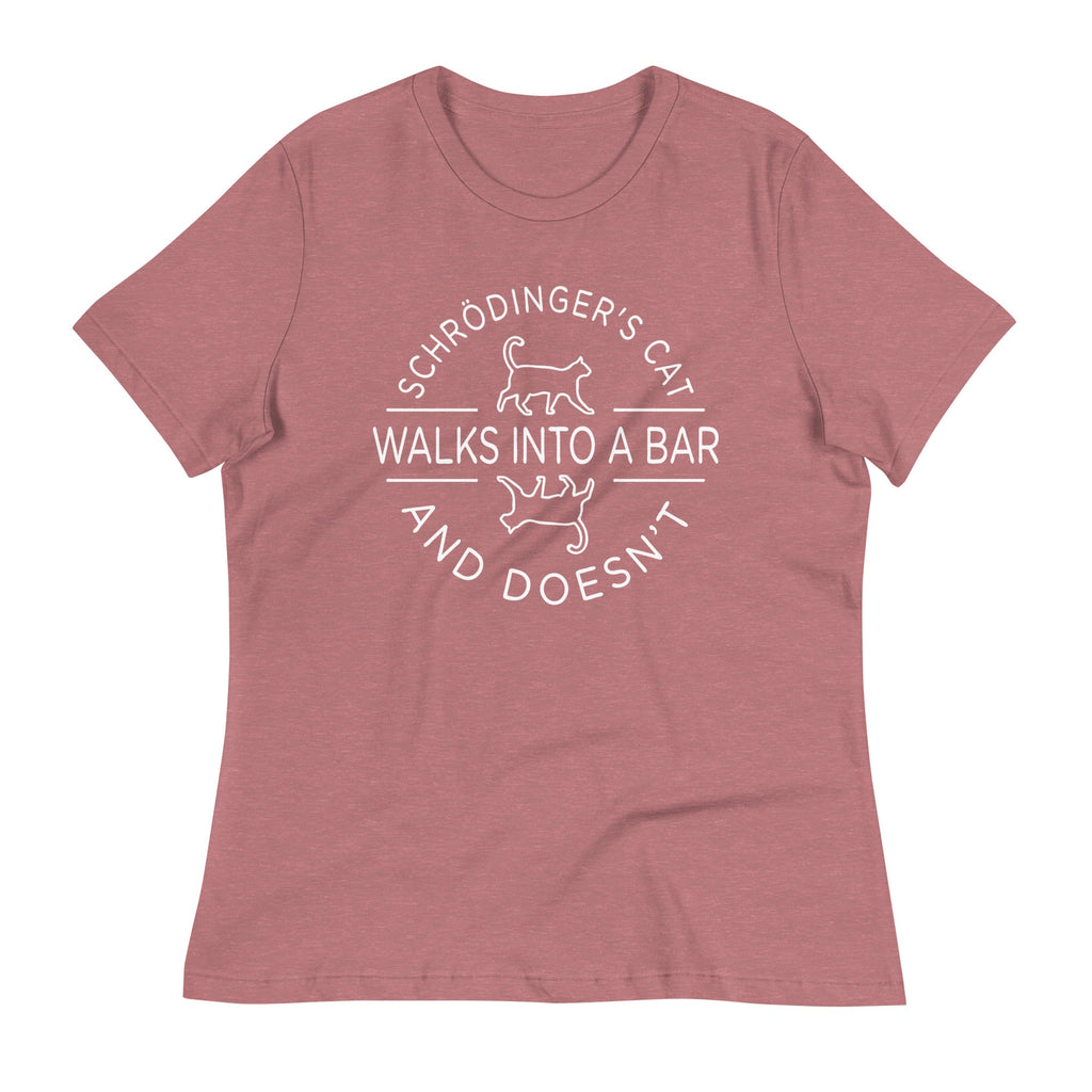 Schrodinger's Cat Walks Into A Bar Women's Signature Tee product image 4