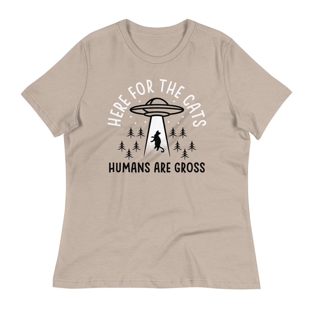 Here For The Cats, Humans Are Gross Women's Signature Tee product image 5