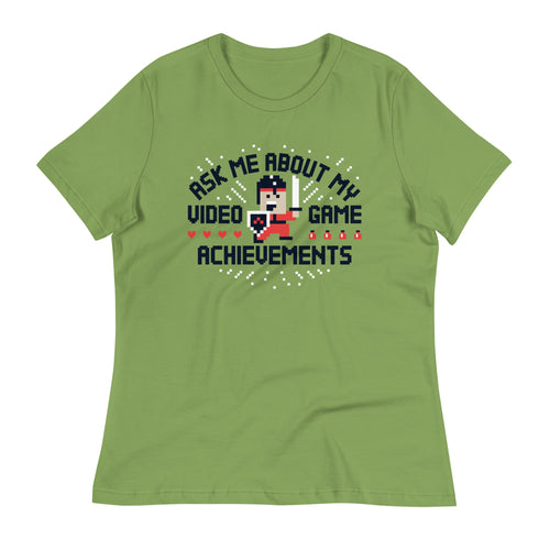 Ask Me About My Video Game Achievements Women's Signature product image 2