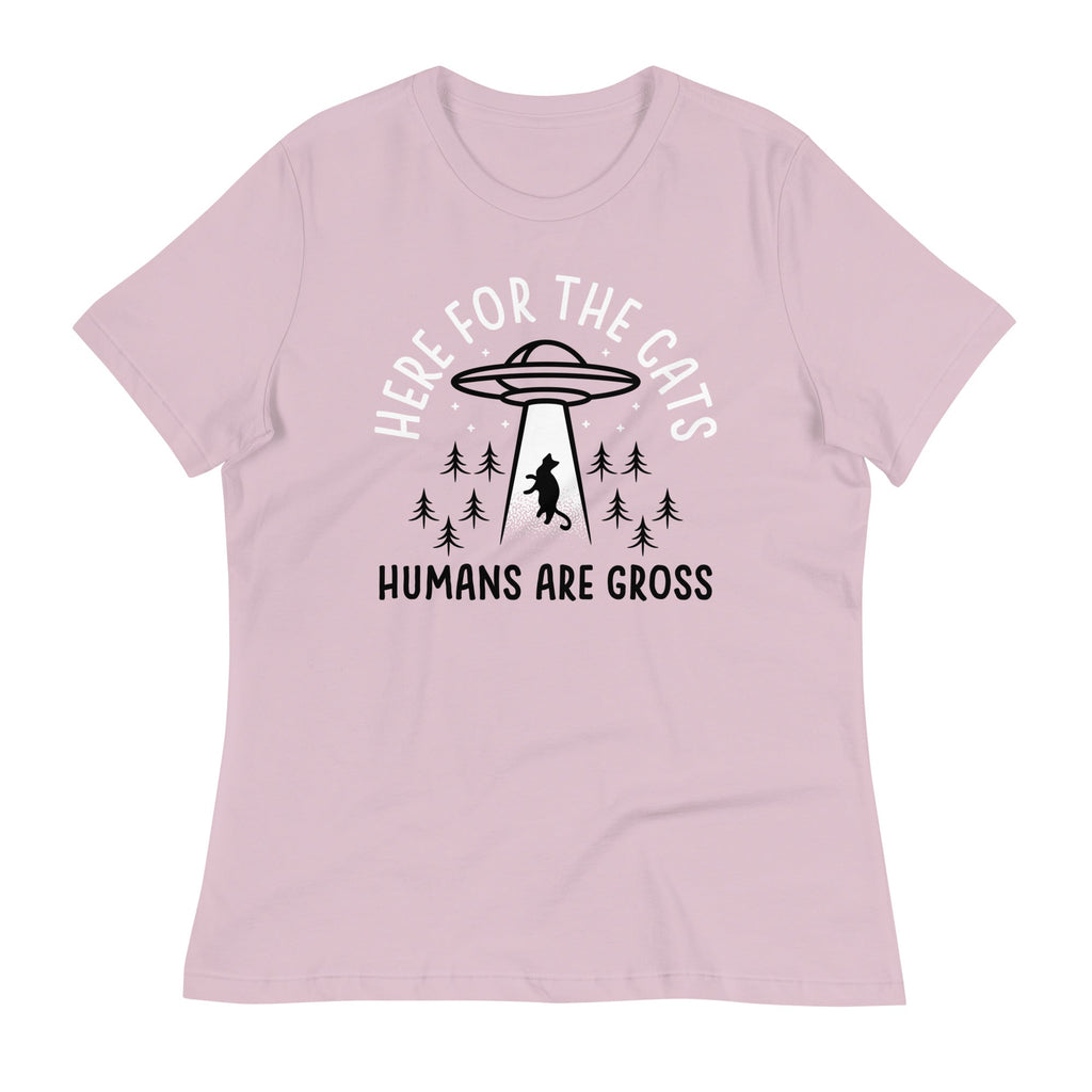 Here For The Cats, Humans Are Gross Women's Signature Tee product image 4