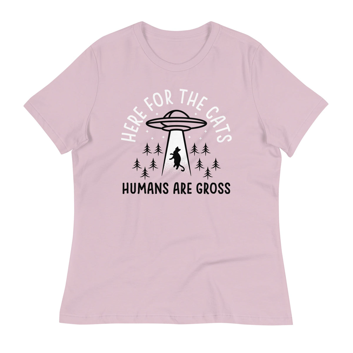 Here For The Cats, Humans Are Gross Women's Signature Tee product image 4