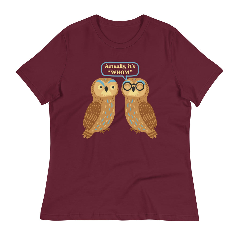 Actually, It's Whom Women's Signature Tee product image 4