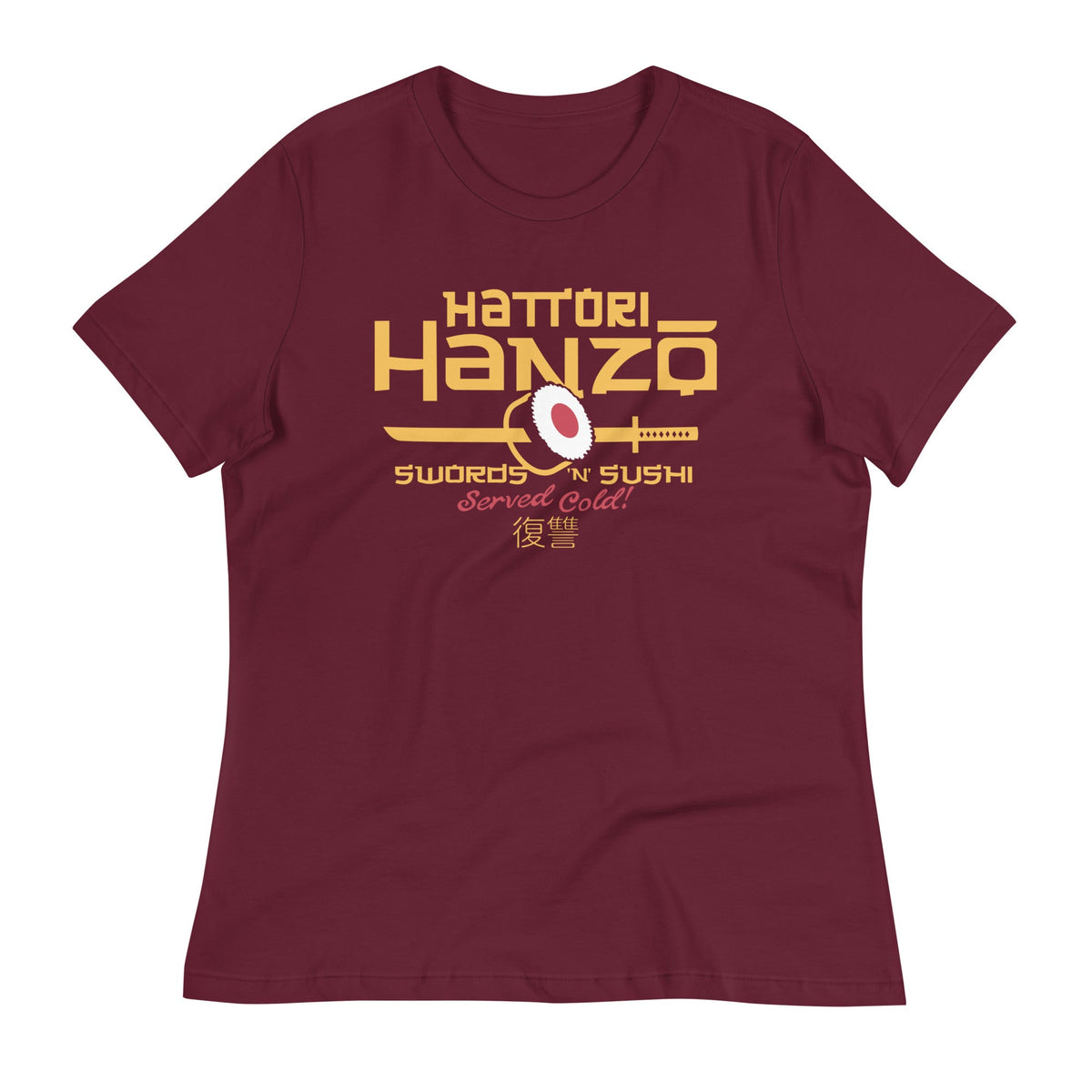 Hattori Hanzo Swords 'n' Sushi Women's Signature Tee product image 4