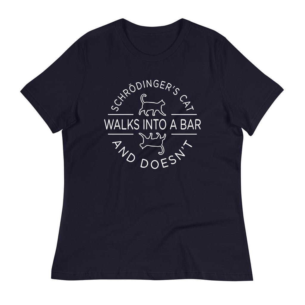 Schrodinger's Cat Walks Into A Bar Women's Signature Tee product image 2