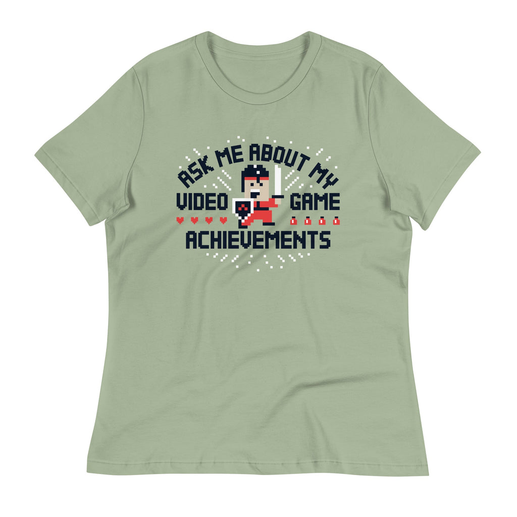 Ask Me About My Video Game Achievements Women's Signature product image 5