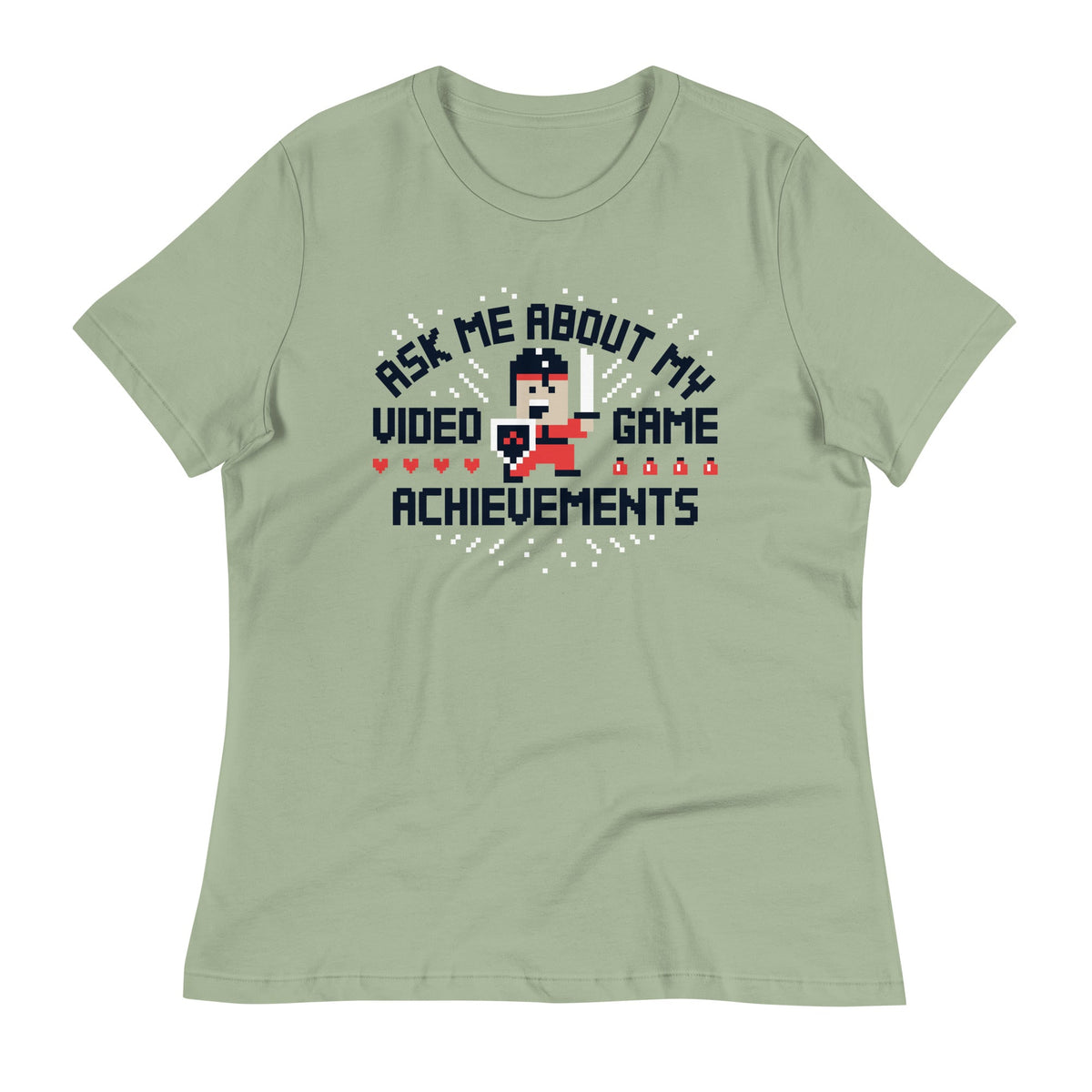 Ask Me About My Video Game Achievements Women's Signature product image 5