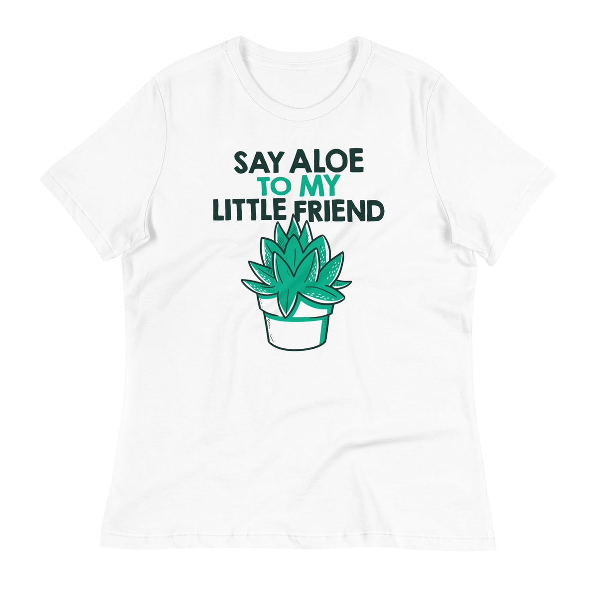 Say Aloe To My Little Friend Women's Signature Tee product image 4