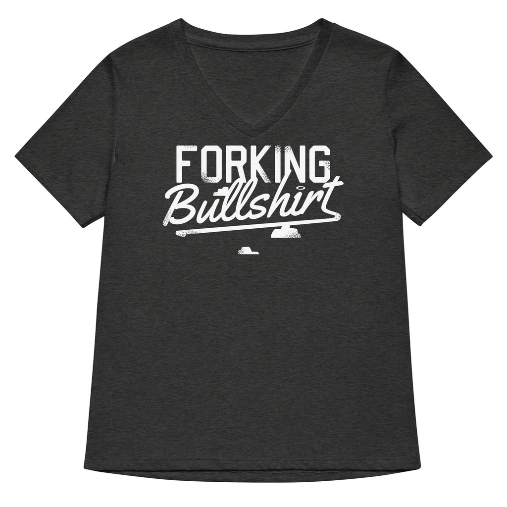 Forking Bullshirt Women's V-Neck Tee product image 3