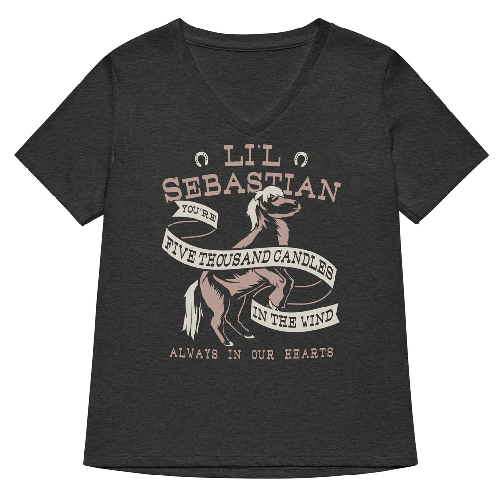Li'l Sebastian Women's V-Neck Tee product image 3