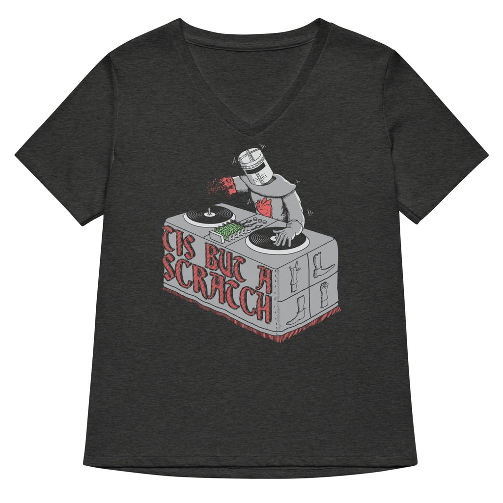 Tis But A Scratch Women's V-Neck Tee product image 3