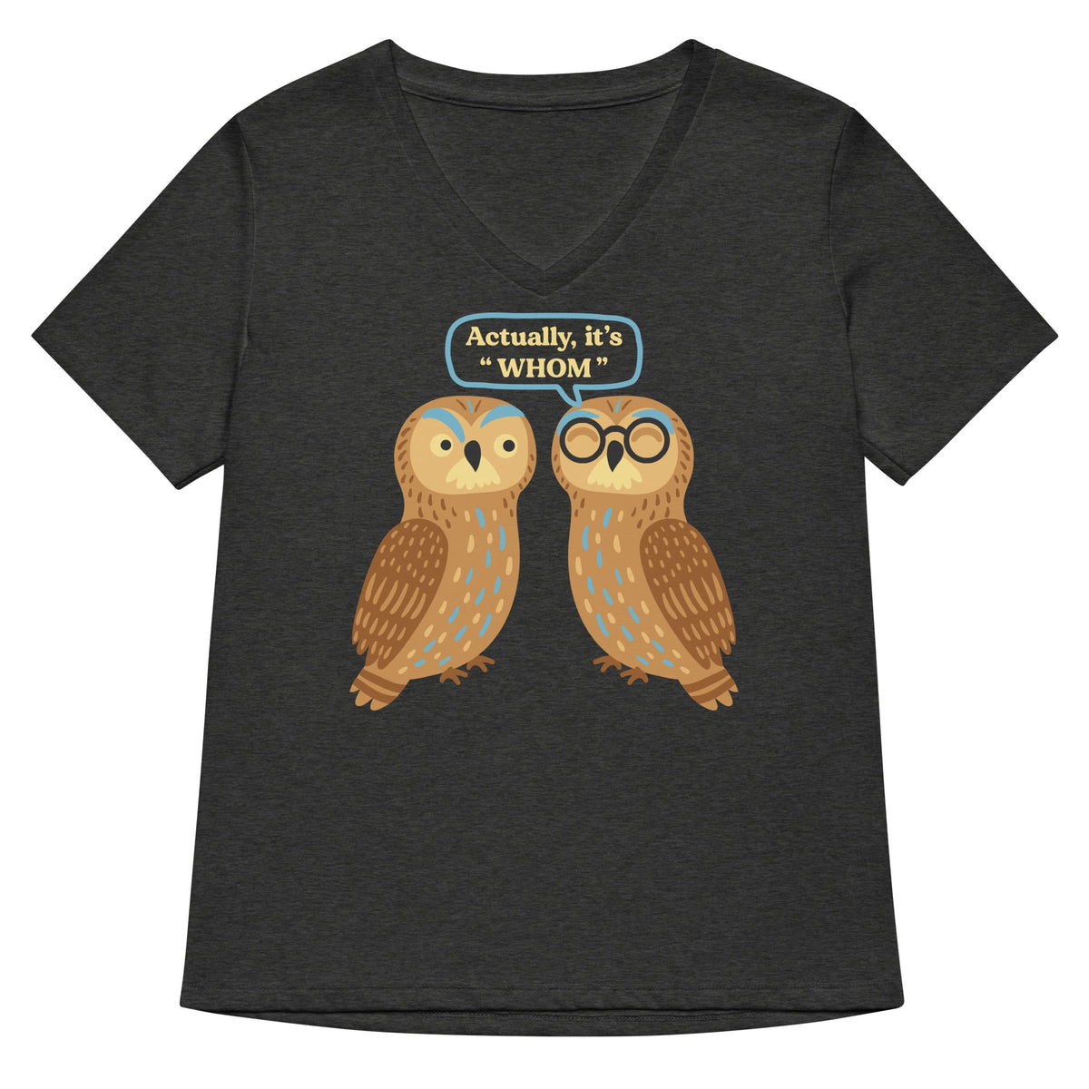 Actually, It's Whom Women's V-Neck Tee product image 3