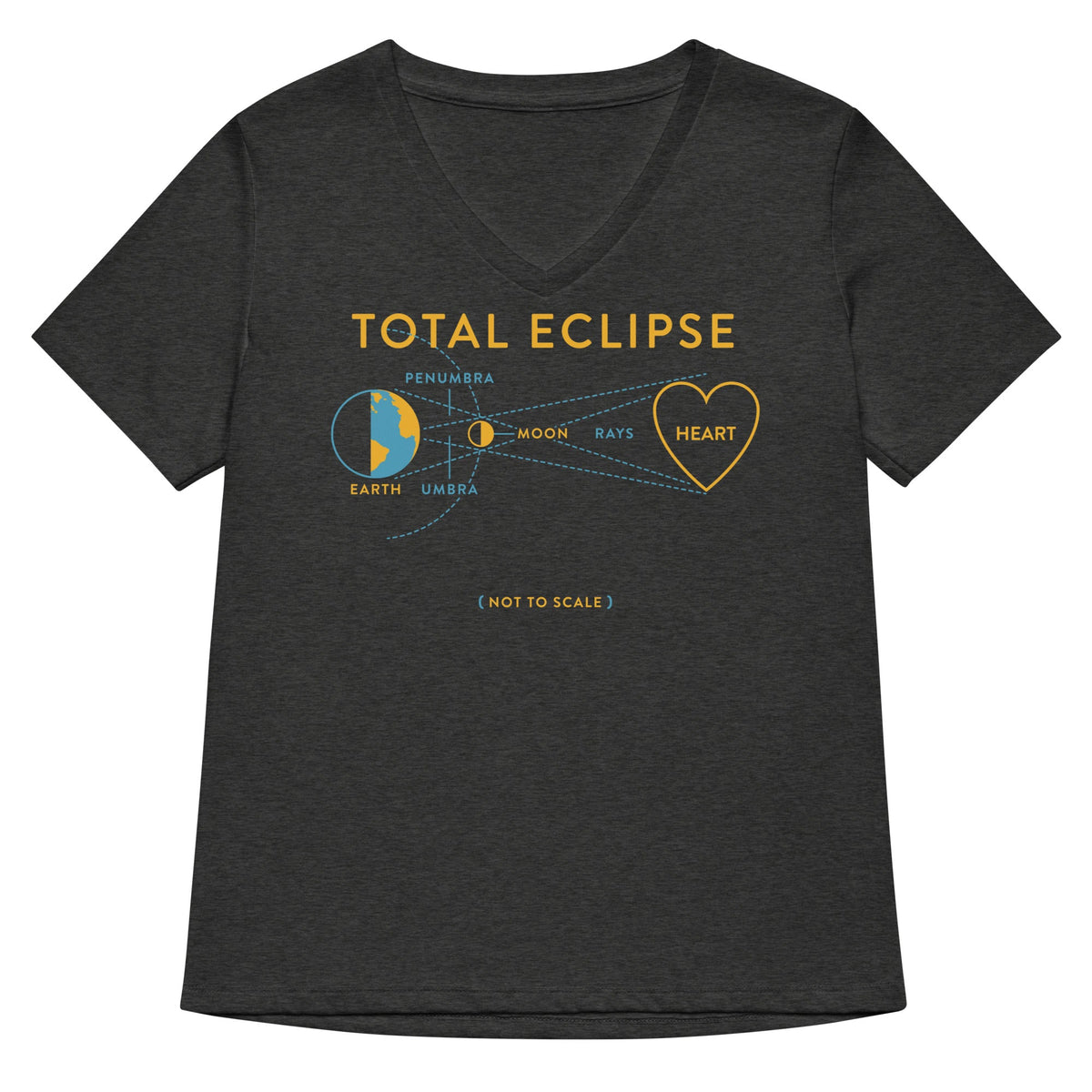 Total Eclipse Of The Heart Women's V-Neck Tee product image 3