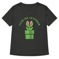 Feed Me Seymour Women's V-Neck Tee product image 1