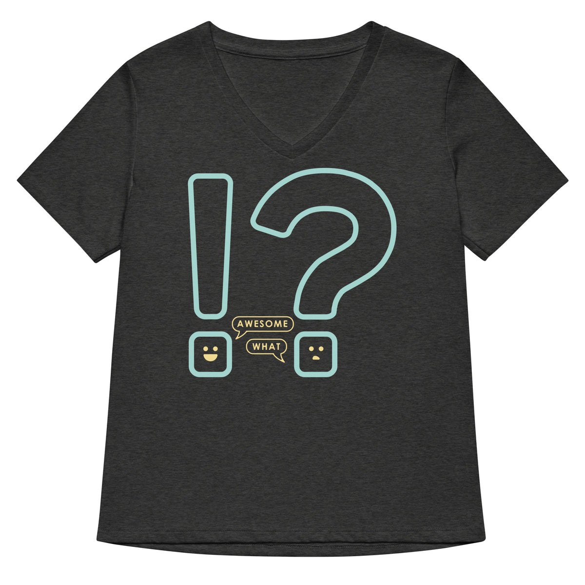Awesome! What? Women's V-Neck Tee product image 2