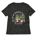 All Of My Favorite People Are Plants Women's V-Neck Tee product image 1
