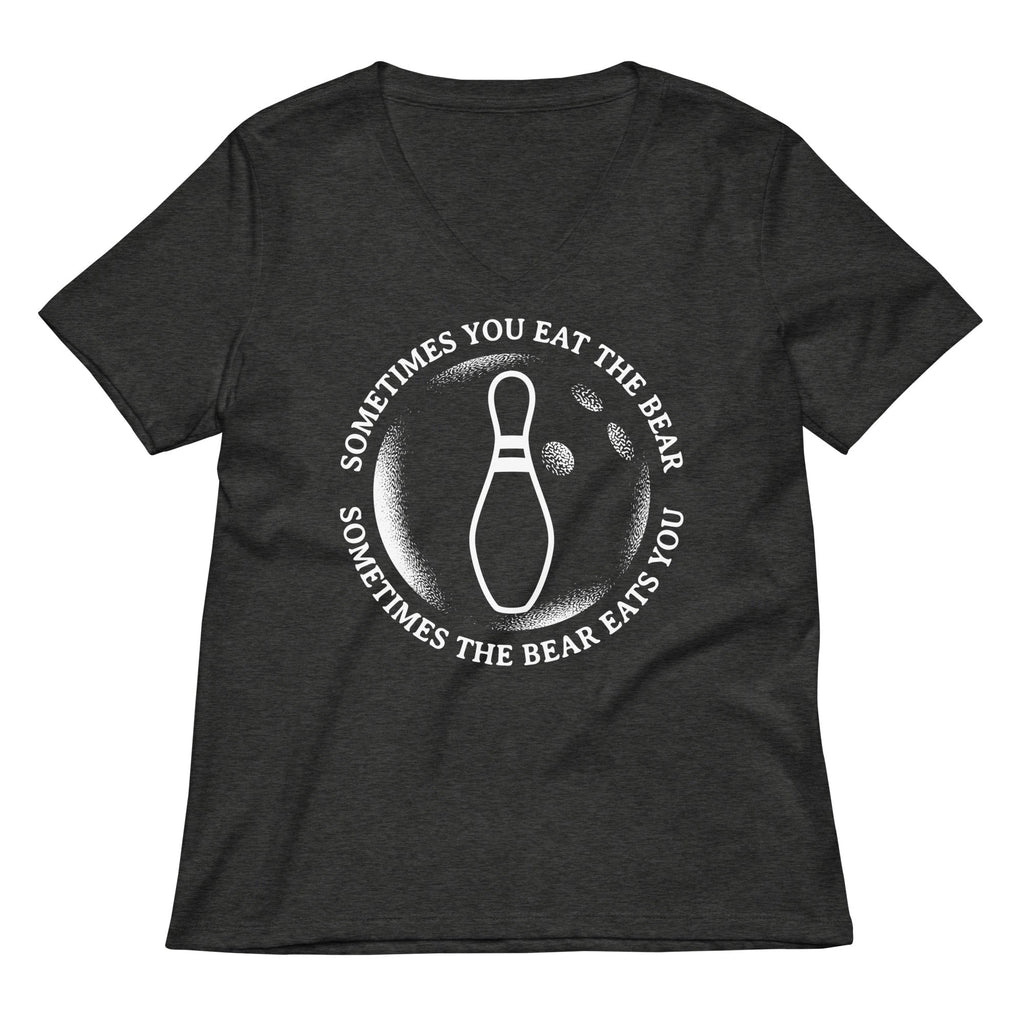Sometimes You Eat The Bear Women's V-Neck Tee product image 3