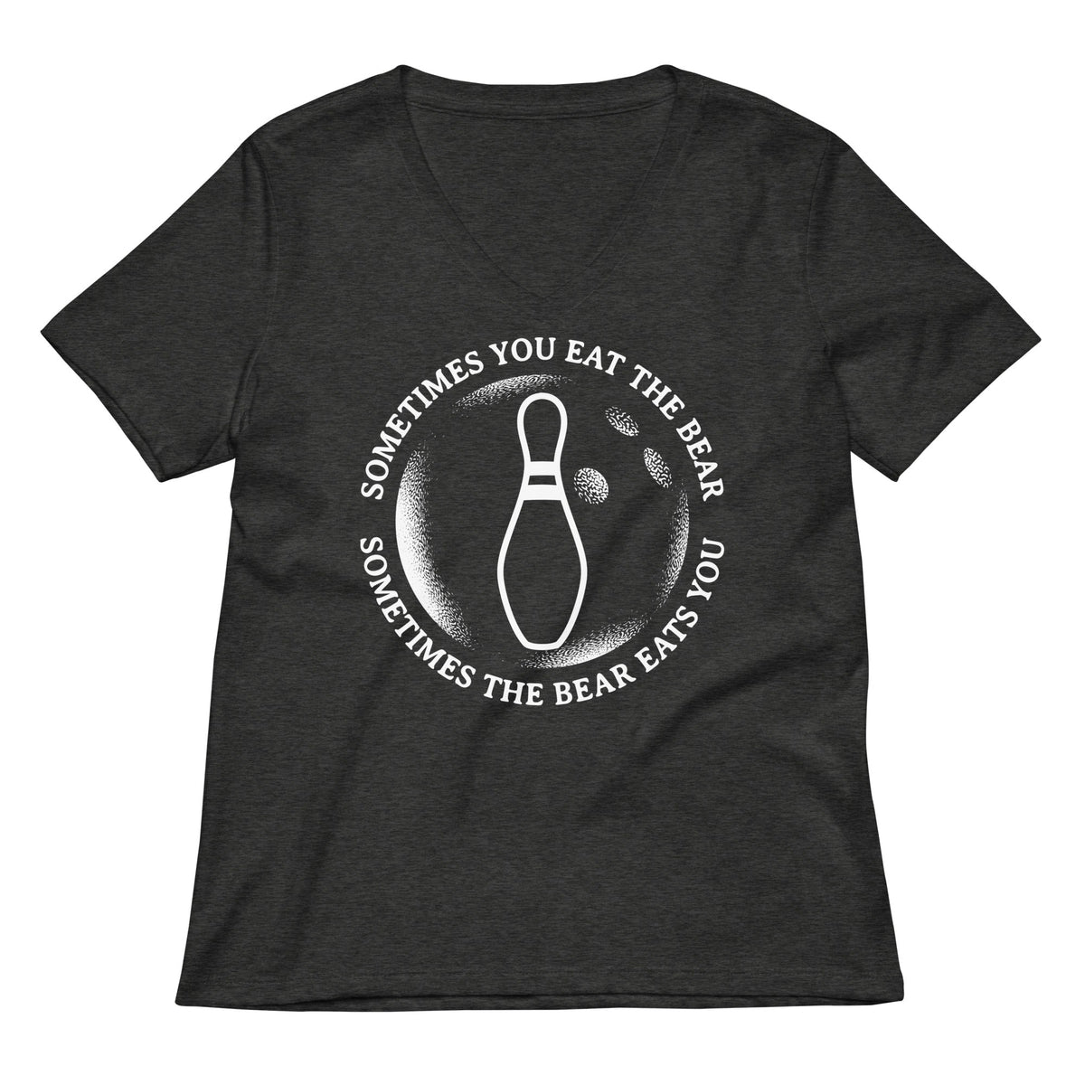 Sometimes You Eat The Bear Women's V-Neck Tee product image 7