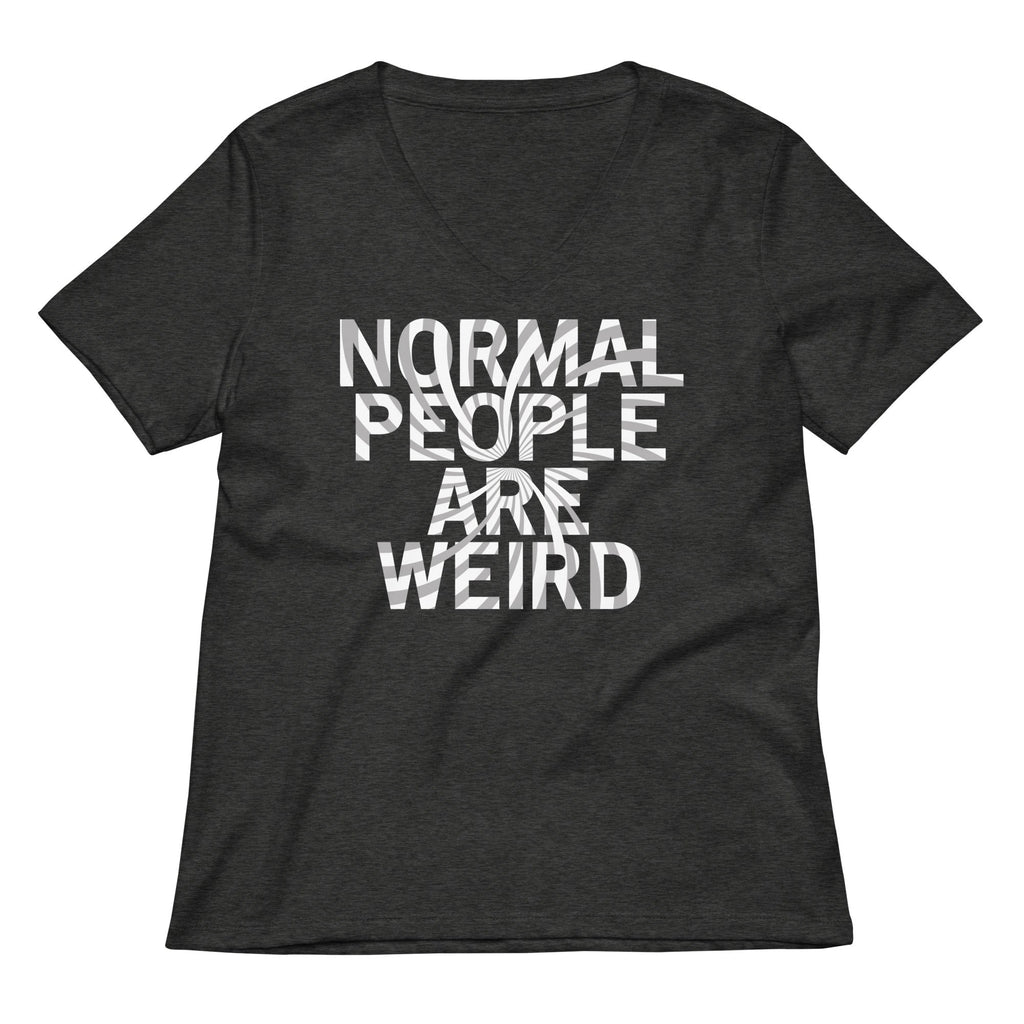 Normal People Are Weird Women's V-Neck Tee product image 3