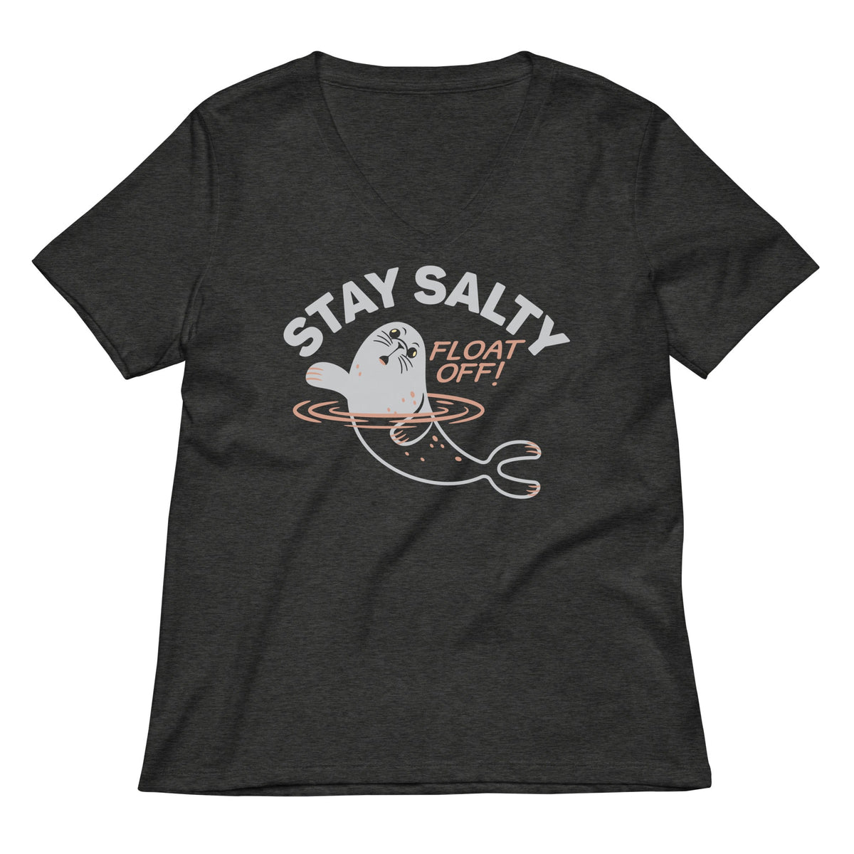 Stay Salty Women's V-Neck Tee product image 3