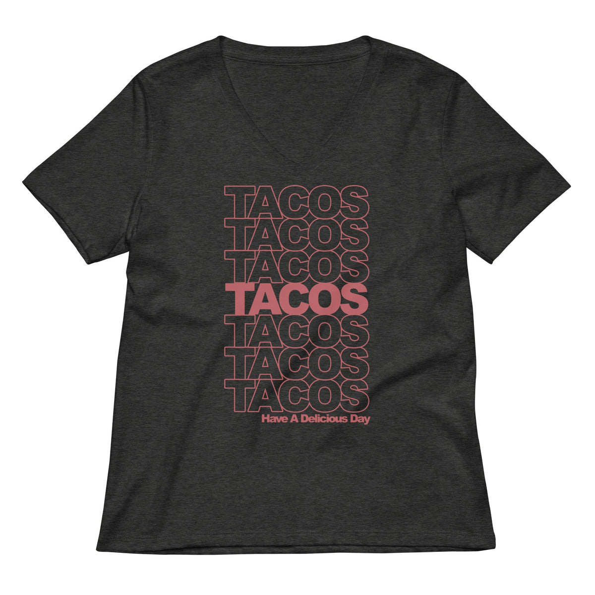 Tacos Women's V-Neck Tee product image 3