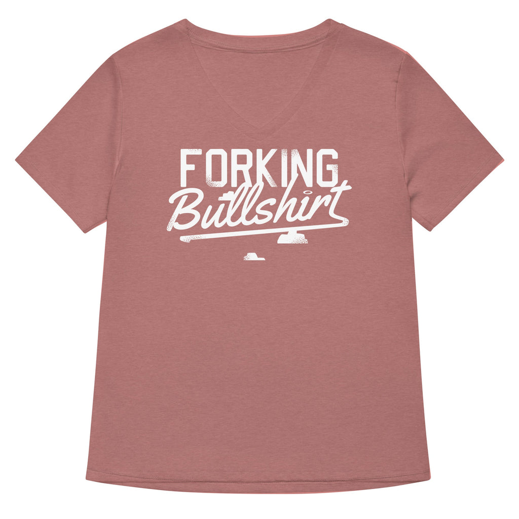 Forking Bullshirt Women's V-Neck Tee product image 5