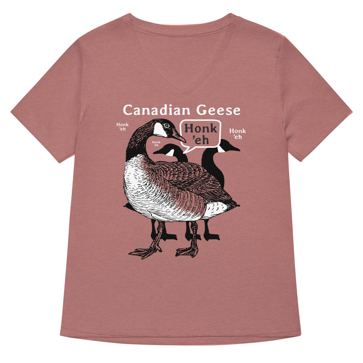 Canadian Geese Women's V-Neck Tee product image 2