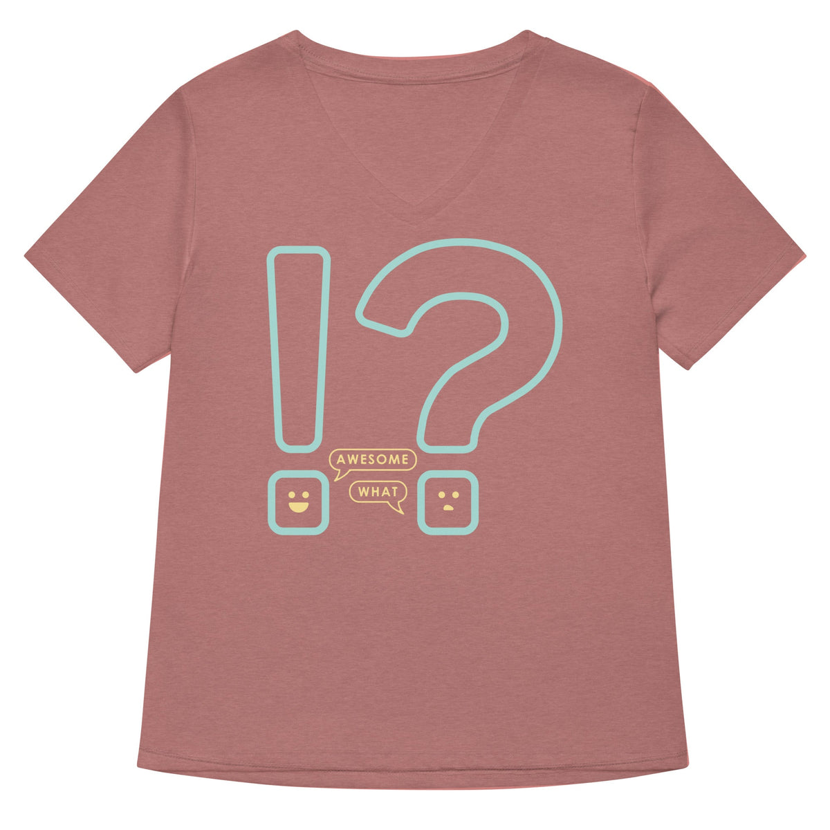Awesome! What? Women's V-Neck Tee product image 5