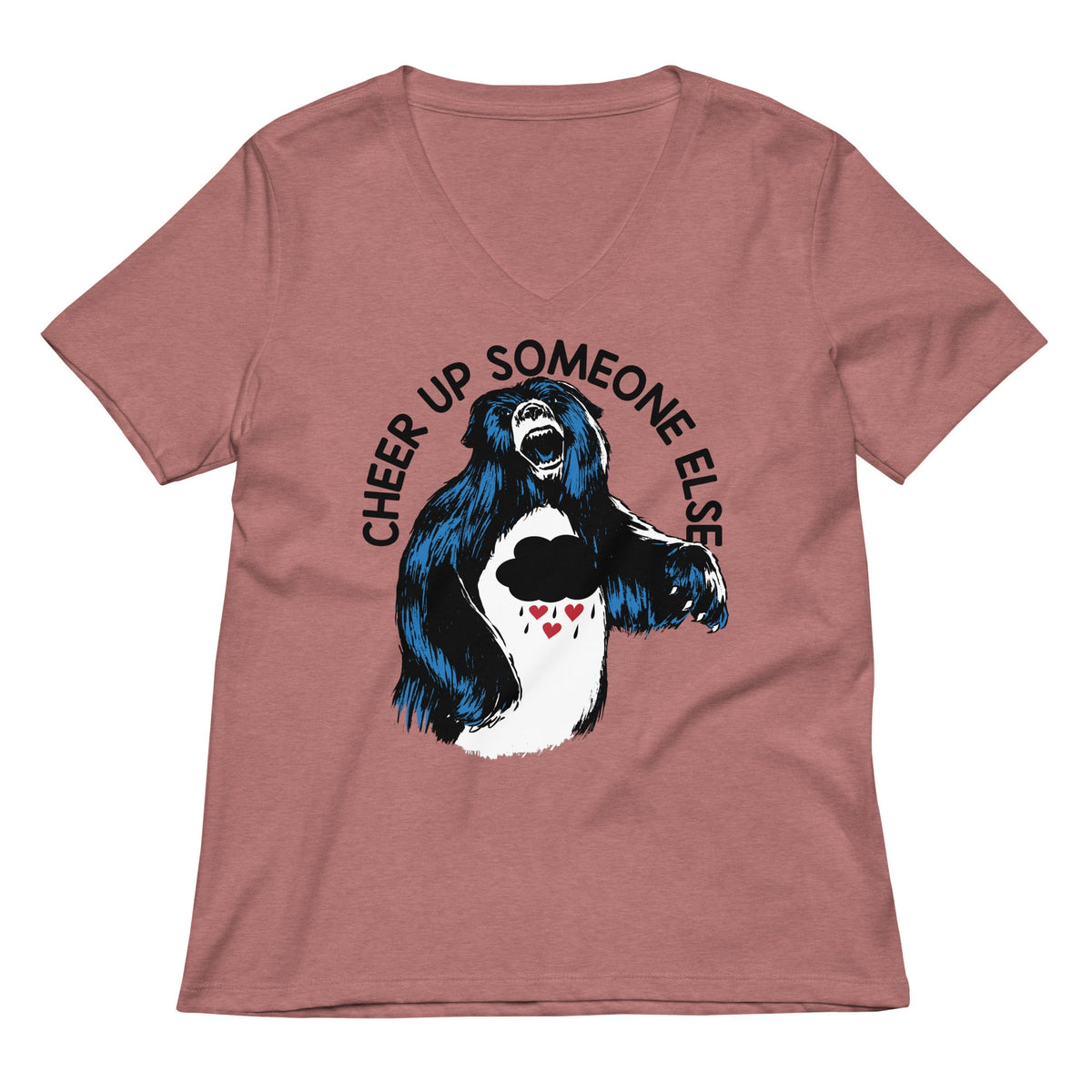 Cheer Up Someone Else Women's V-Neck Tee product image 2