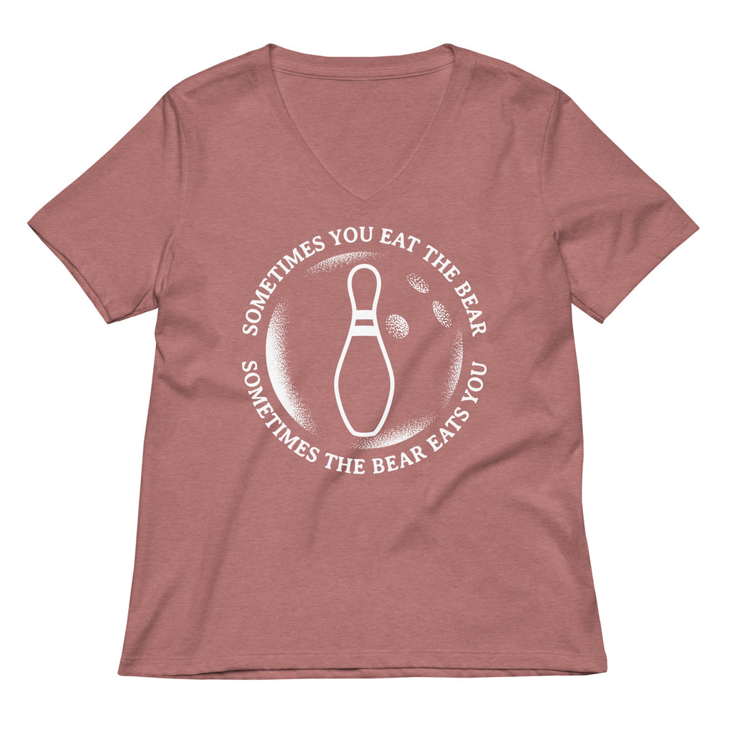 Sometimes You Eat The Bear Women's V-Neck Tee product image 9