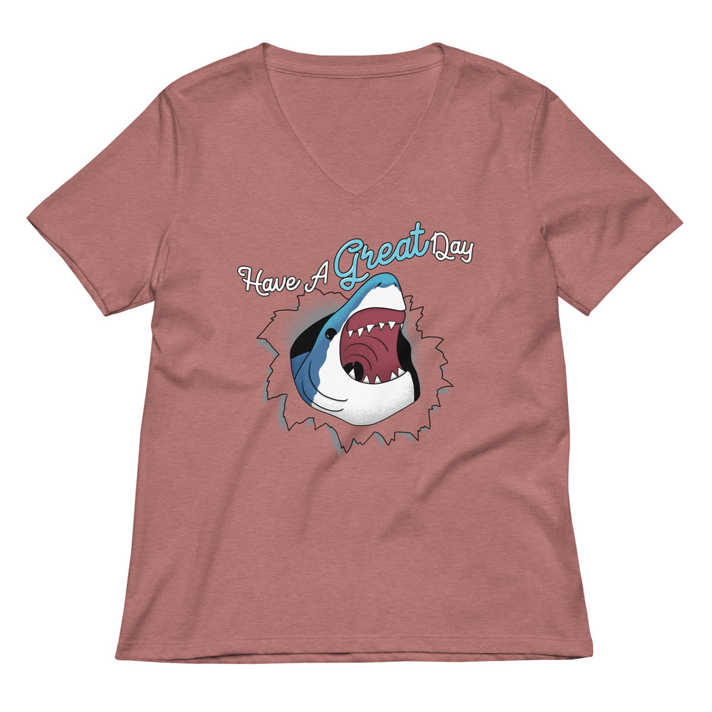 Have A Great Day Women's V-Neck Tee product image 1