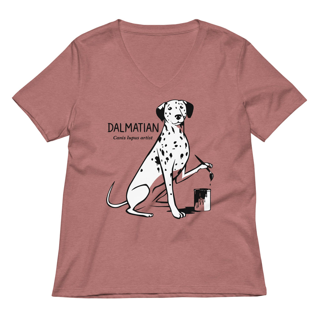 How Dalmatians Are Made Women's V-Neck Tee product image 2